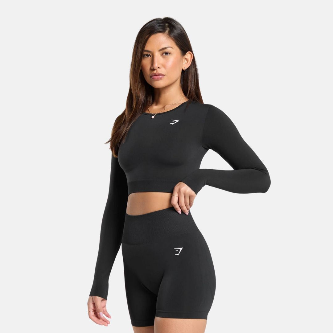 Gymshark® Everyday Seamless Long Sleeve Crop Top