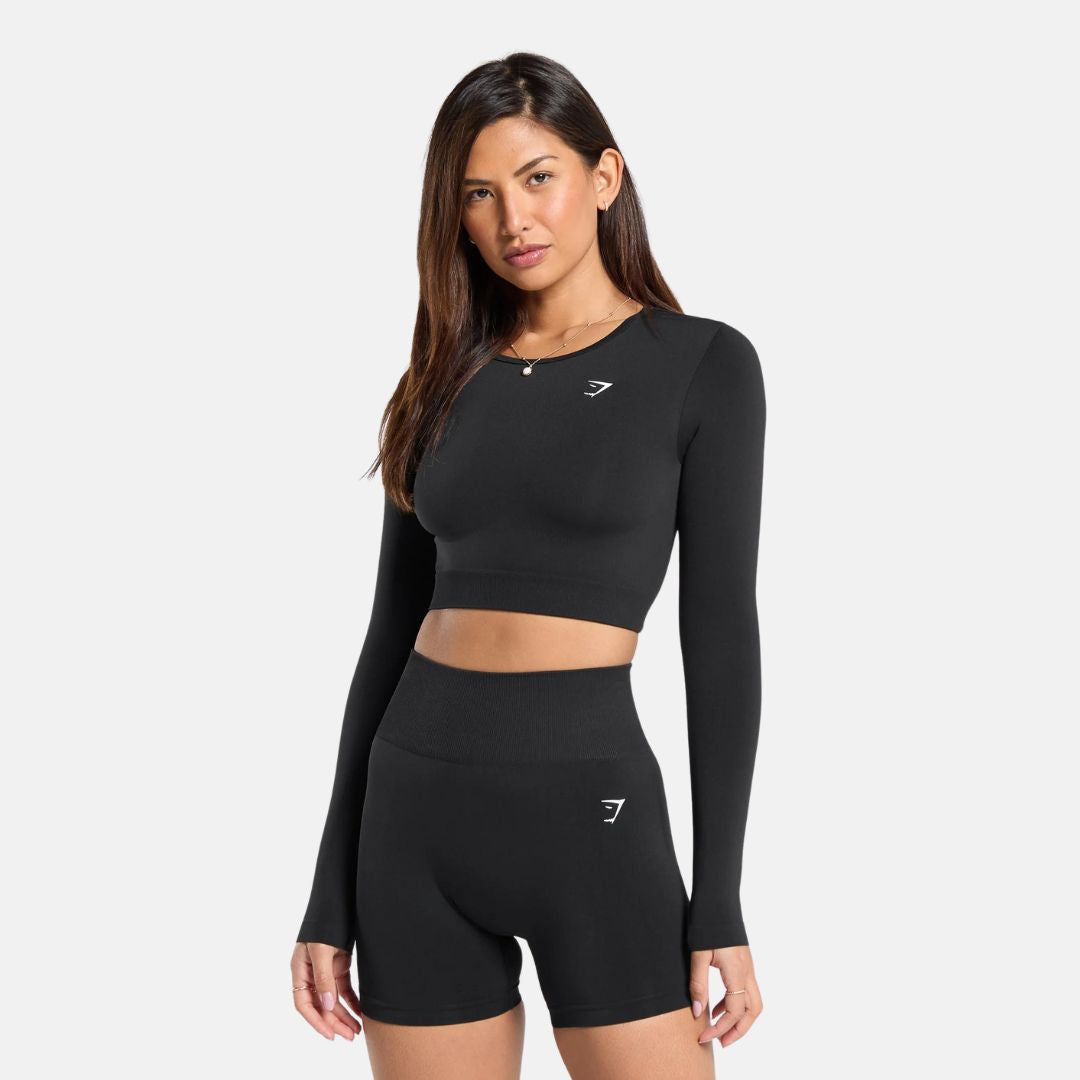 Gymshark® Everyday Seamless Long Sleeve Crop Top