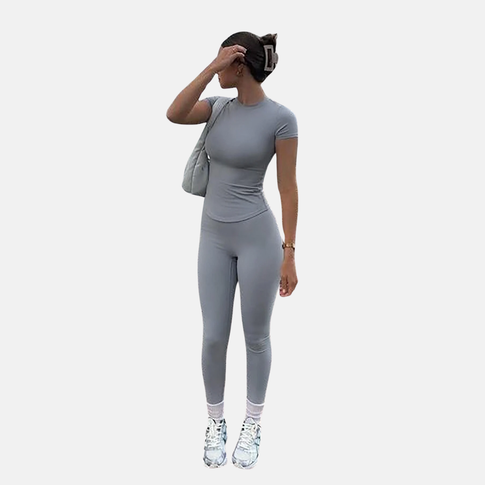 Light Grey Fitness Workout Leggings