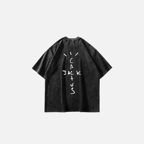 تي شيرت كاكتوس جاك المغسول