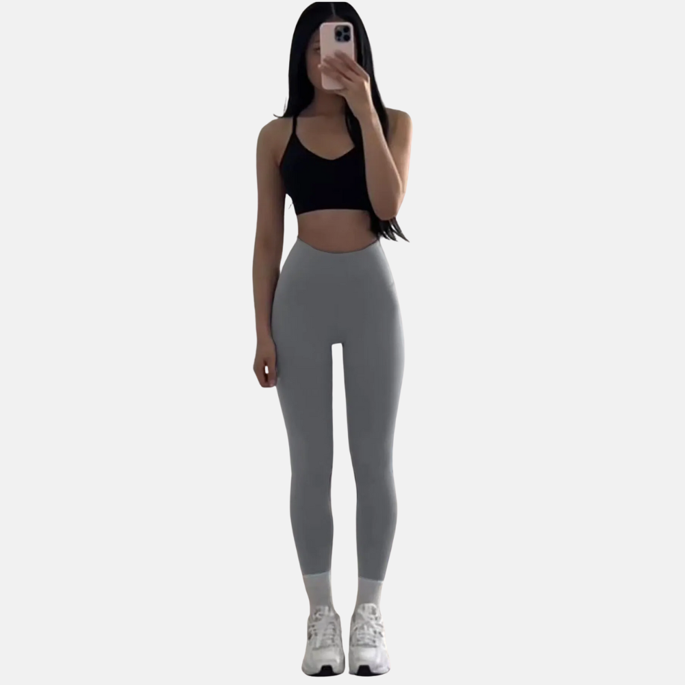 Light Grey Fitness Workout Leggings