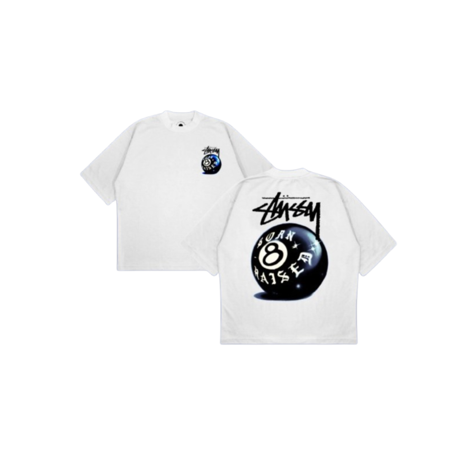 Stussy Blue 8ball T shirt