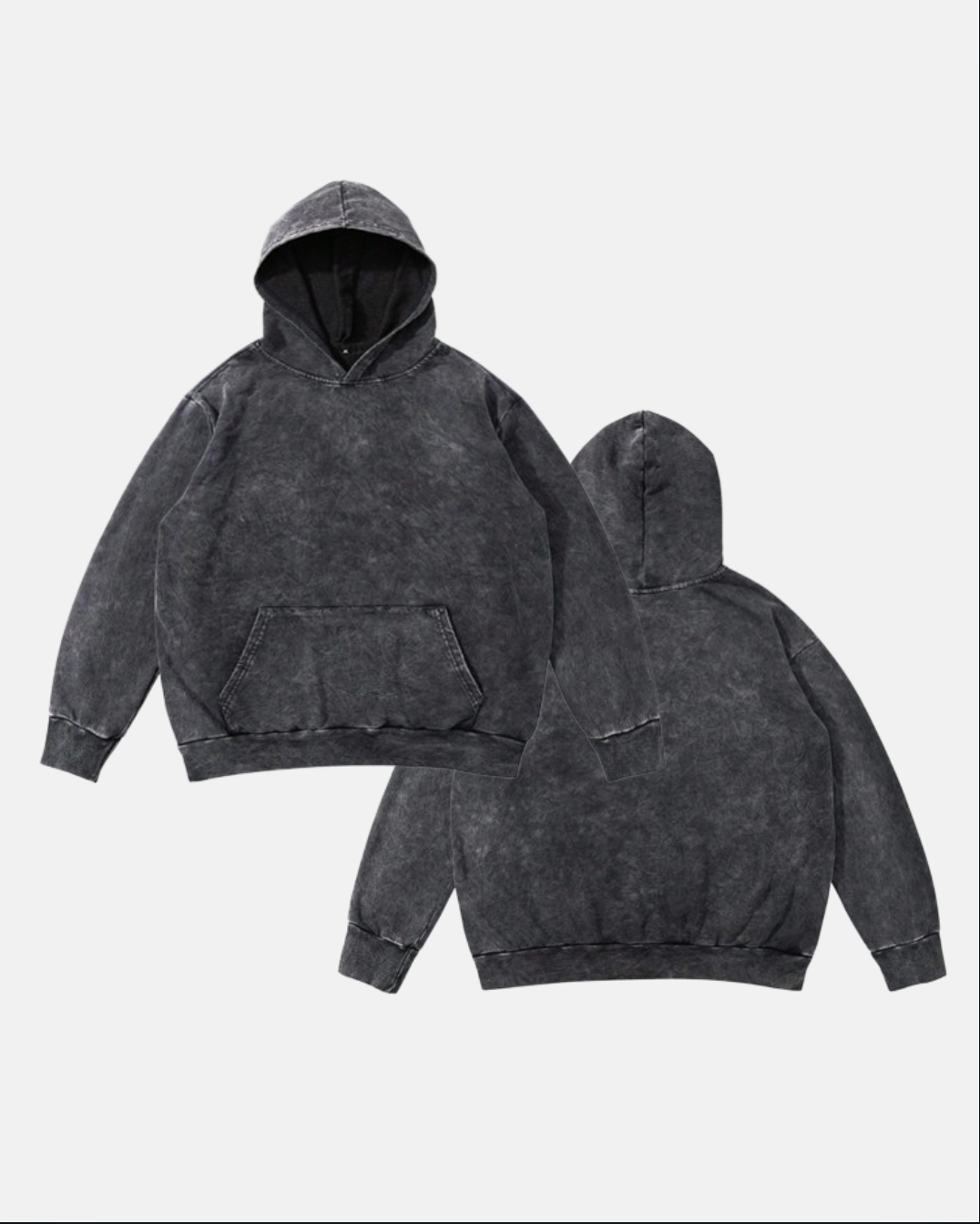 Washed Plain Hoodie