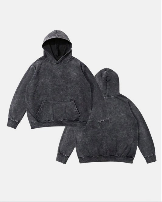 Washed Plain Hoodie